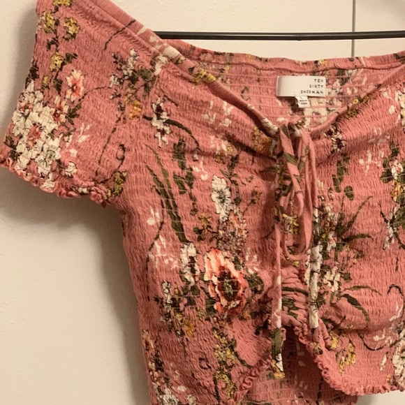 TEN SIXTY SHERMAN Cinch Front Top L - Picture 4 of 6